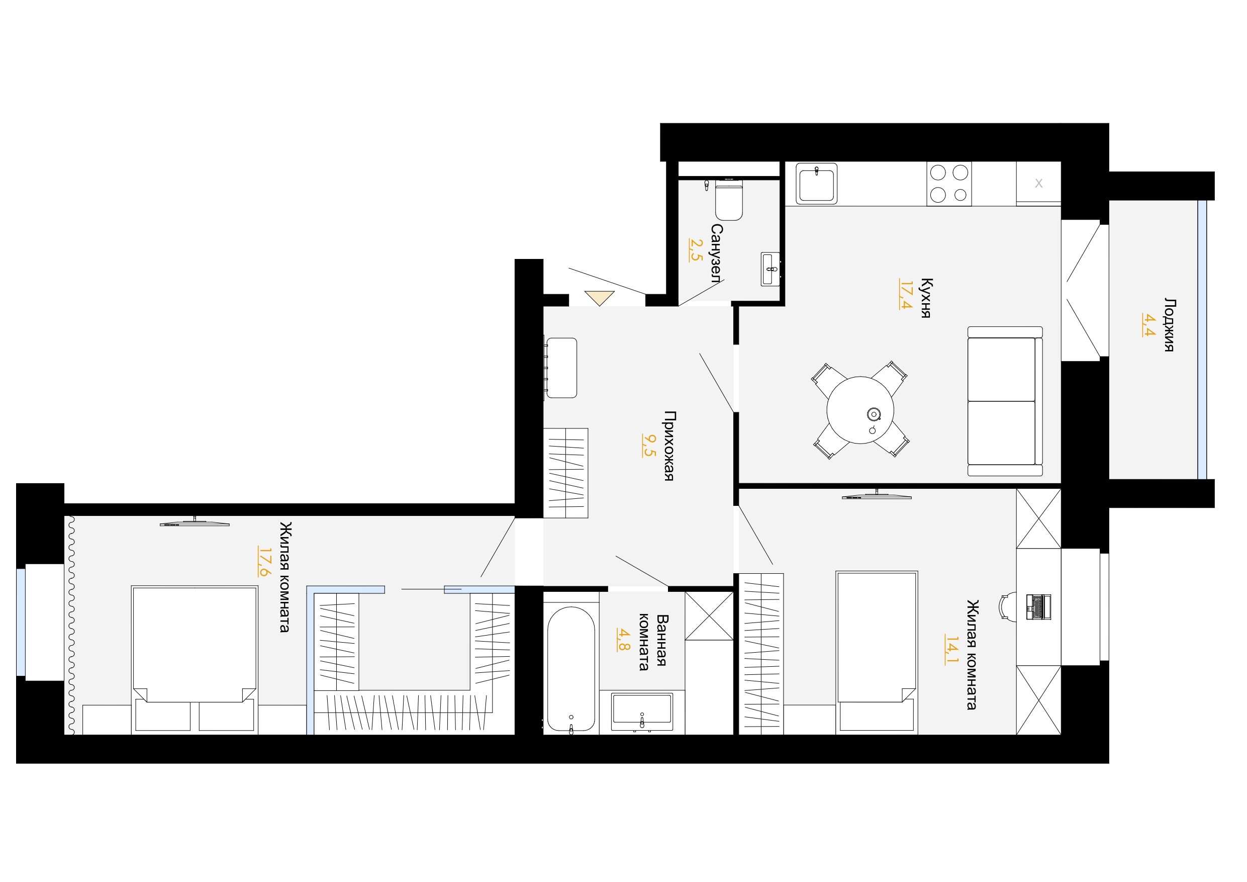 2-комнатная
